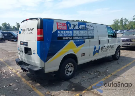 2016 Chevrolet Express 2500 Work Van z USA, uszkodzony, nr VIN 1GCWGBFG7G1209035